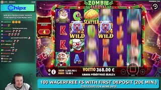 ZOMBIE CARNIVAL ★ HUGE BONUS ★ VIHISLOTS TWITCH STREAM