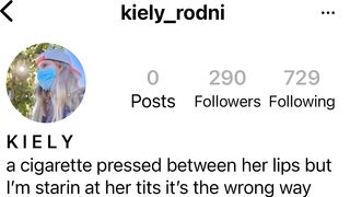 WHO HAS ACCESS TO KIELY RODNI'S INSTAGRAM ACCOUNT?!