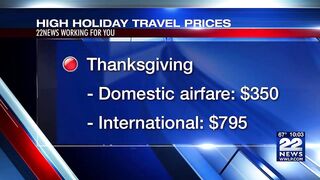 Travel prices expected to surge this holiday