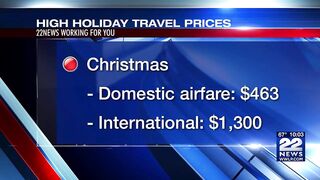 Travel prices expected to surge this holiday