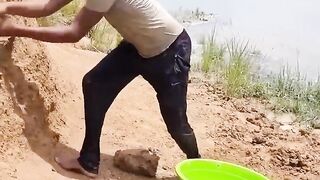 Funny hand fishing video ???????? mangur fish????#incredible_fishing #shorts