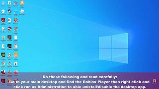 Full Guide! How to get Remove the Roblox Desktop App! VERY EASY SOLUTION! (Tutorial) September 2022