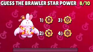 GUESS THE BRAWLER STAR POWER _ Brawl Stars Quiz #brawlstars