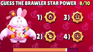 GUESS THE BRAWLER STAR POWER _ Brawl Stars Quiz #brawlstars