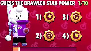 GUESS THE BRAWLER STAR POWER _ Brawl Stars Quiz #brawlstars