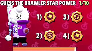 GUESS THE BRAWLER STAR POWER _ Brawl Stars Quiz #brawlstars