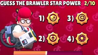 GUESS THE BRAWLER STAR POWER _ Brawl Stars Quiz #brawlstars