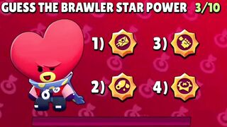 GUESS THE BRAWLER STAR POWER _ Brawl Stars Quiz #brawlstars