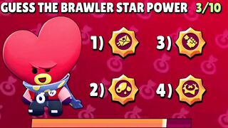 GUESS THE BRAWLER STAR POWER _ Brawl Stars Quiz #brawlstars