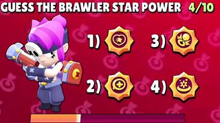 GUESS THE BRAWLER STAR POWER _ Brawl Stars Quiz #brawlstars