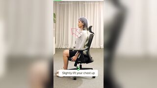 Proper Sitting Posture & Stretching Tips For Your Body Balance | 1 Min Glow Up Project