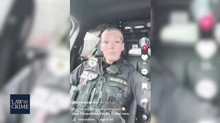 Police Officer's TikTok Tells Drivers to 'Get the F*** Out of the Way'