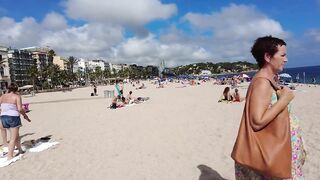 Beach Walking - Costa Brava Spain - September 2022