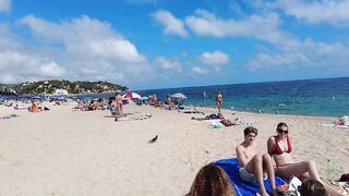 Beach Walking - Costa Brava Spain - September 2022