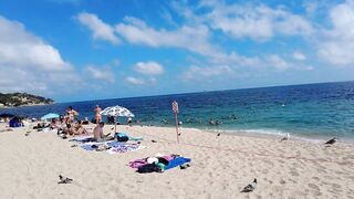 Beach Walking - Costa Brava Spain - September 2022