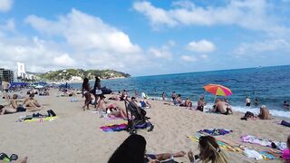 Beach Walking - Costa Brava Spain - September 2022