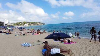 Beach Walking - Costa Brava Spain - September 2022