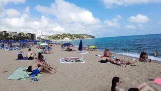 Beach Walking - Costa Brava Spain - September 2022