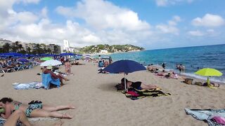 Beach Walking - Costa Brava Spain - September 2022