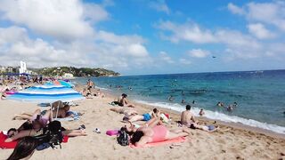 Beach Walking - Costa Brava Spain - September 2022