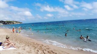 Beach Walking - Costa Brava Spain - September 2022