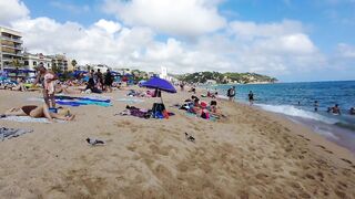 Beach Walking - Costa Brava Spain - September 2022