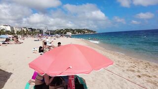 Beach Walking - Costa Brava Spain - September 2022