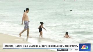 Smoking Banned at Miami Beach Public Beaches and Parks