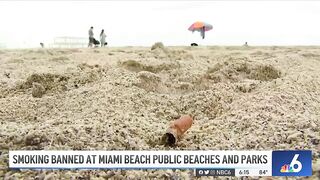 Smoking Banned at Miami Beach Public Beaches and Parks