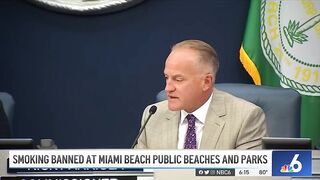 Smoking Banned at Miami Beach Public Beaches and Parks