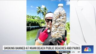 Smoking Banned at Miami Beach Public Beaches and Parks