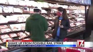 What does a railroad strike mean for travel, supply chain?