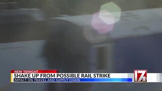 What does a railroad strike mean for travel, supply chain?