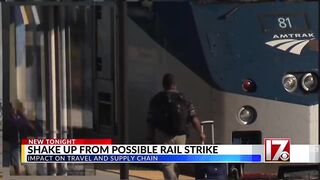 What does a railroad strike mean for travel, supply chain?