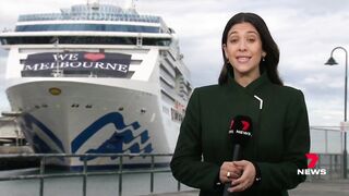 Cruise ships back in Melbourne in a travel surge | 7NEWS