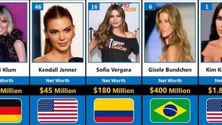 Top 50 Richest Models In The World 2022 | Comparison