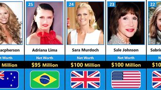 Top 50 Richest Models In The World 2022 | Comparison