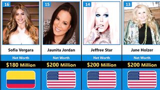 Top 50 Richest Models In The World 2022 | Comparison