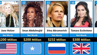 Top 50 Richest Models In The World 2022 | Comparison