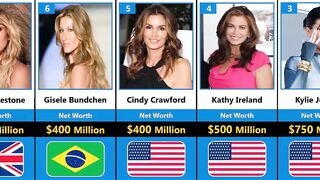 Top 50 Richest Models In The World 2022 | Comparison