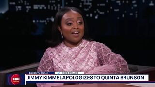 Celebrity Snack: Jimmy Kimmel apologizes to Quinta Brunson | FOX 5 DC