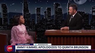 Celebrity Snack: Jimmy Kimmel apologizes to Quinta Brunson | FOX 5 DC