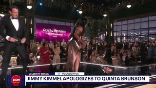 Celebrity Snack: Jimmy Kimmel apologizes to Quinta Brunson | FOX 5 DC