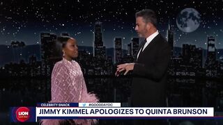 Celebrity Snack: Jimmy Kimmel apologizes to Quinta Brunson | FOX 5 DC