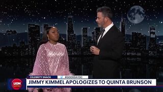 Celebrity Snack: Jimmy Kimmel apologizes to Quinta Brunson | FOX 5 DC