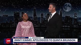 Celebrity Snack: Jimmy Kimmel apologizes to Quinta Brunson | FOX 5 DC