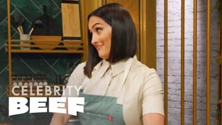 Nikki Bella Sabotages Twin Sister Brie's Cooking Station | Celebrity Beef | E!