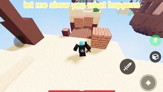 This Item Does Not Work On Mobile For Some Reason! ???????? (Roblox Bedwars)