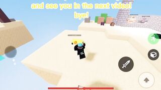 This Item Does Not Work On Mobile For Some Reason! ???????? (Roblox Bedwars)