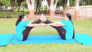 Partner Yoga Stretching || #yoga #flexibility #rajkot